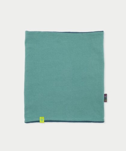 Wende-Loop Schal - sea green & steel blue