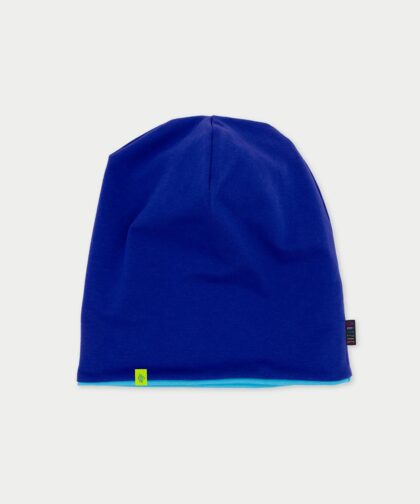 Beanie Mütze - cobalt blue & aqua blue