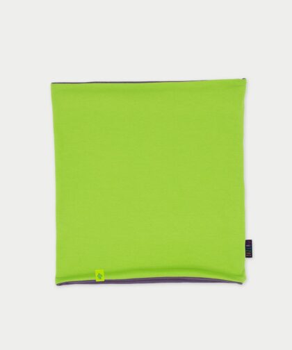 Wende-Loop Schal - lime & provence purple