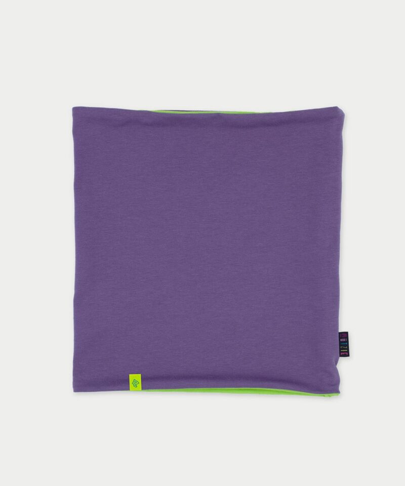 Wende-Loop Schal - provence purple & lime