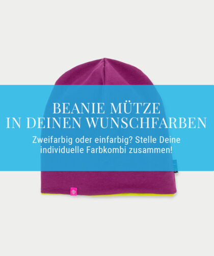 Beanie Mütze - individuelle Farbwahl