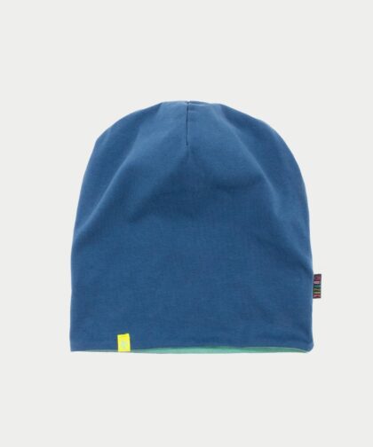 Beanie Mütze - steel blue & sea green